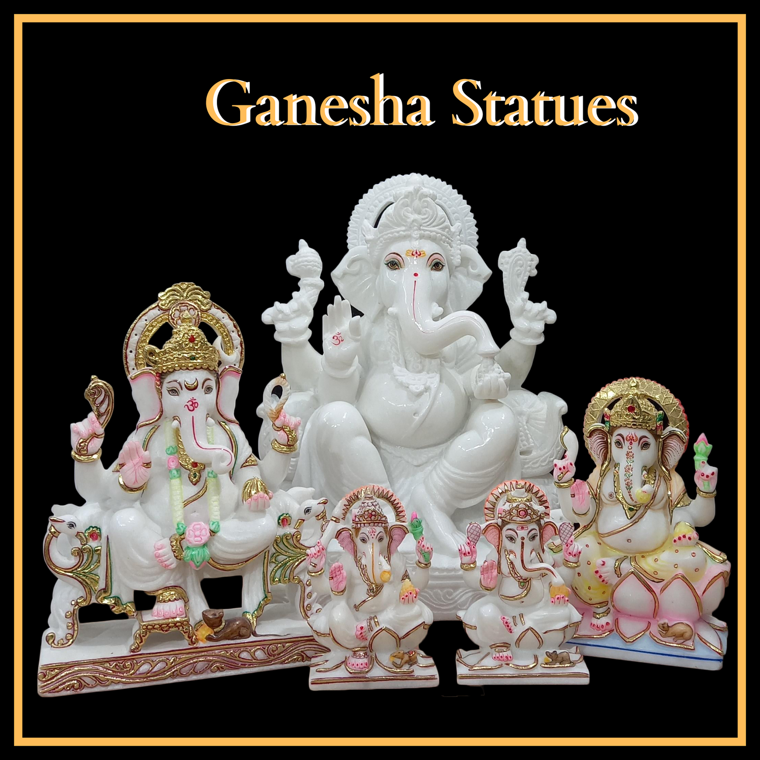 Marble Ganesha Statues 