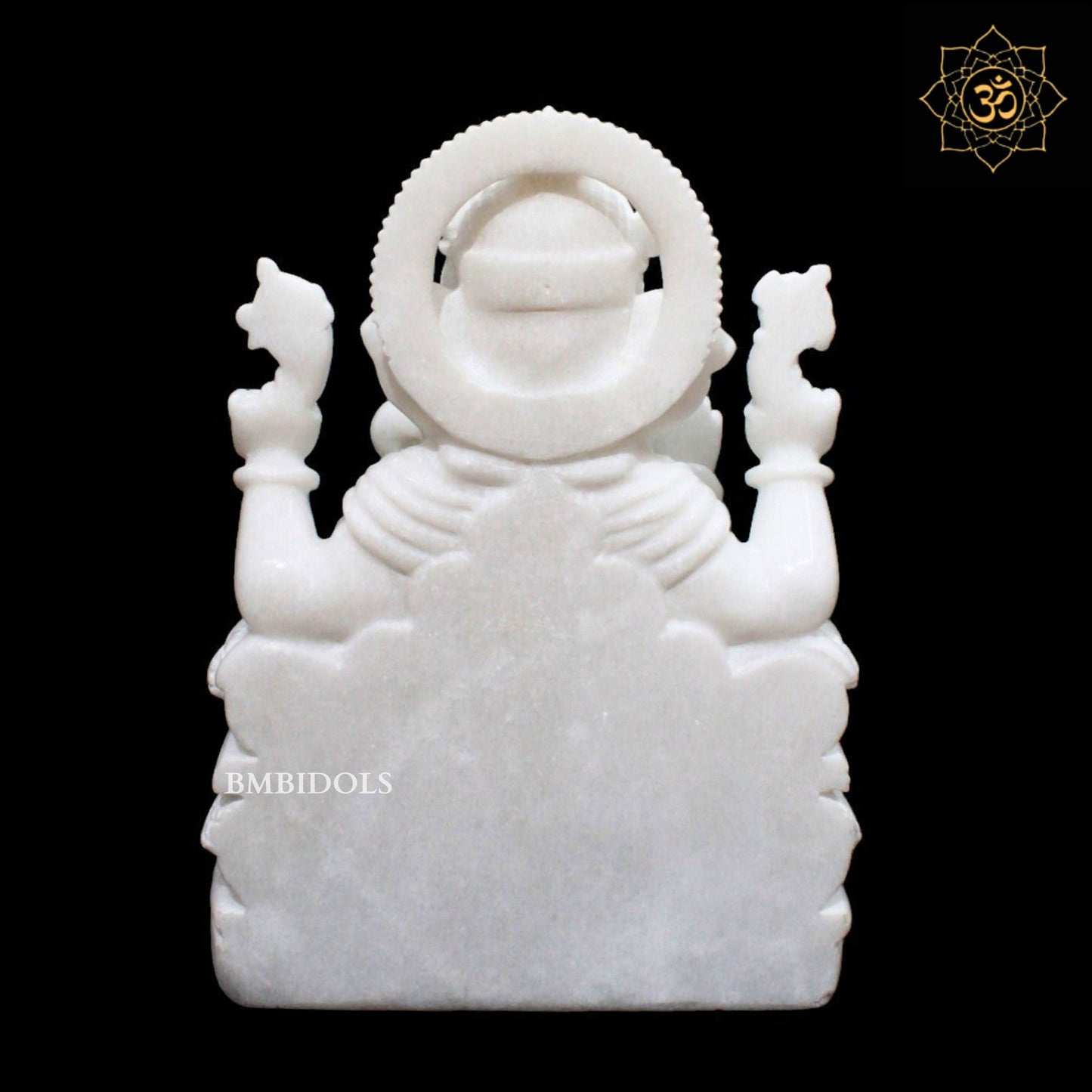 Ganesh Marble Murti for Homes and Temples in 12inches
