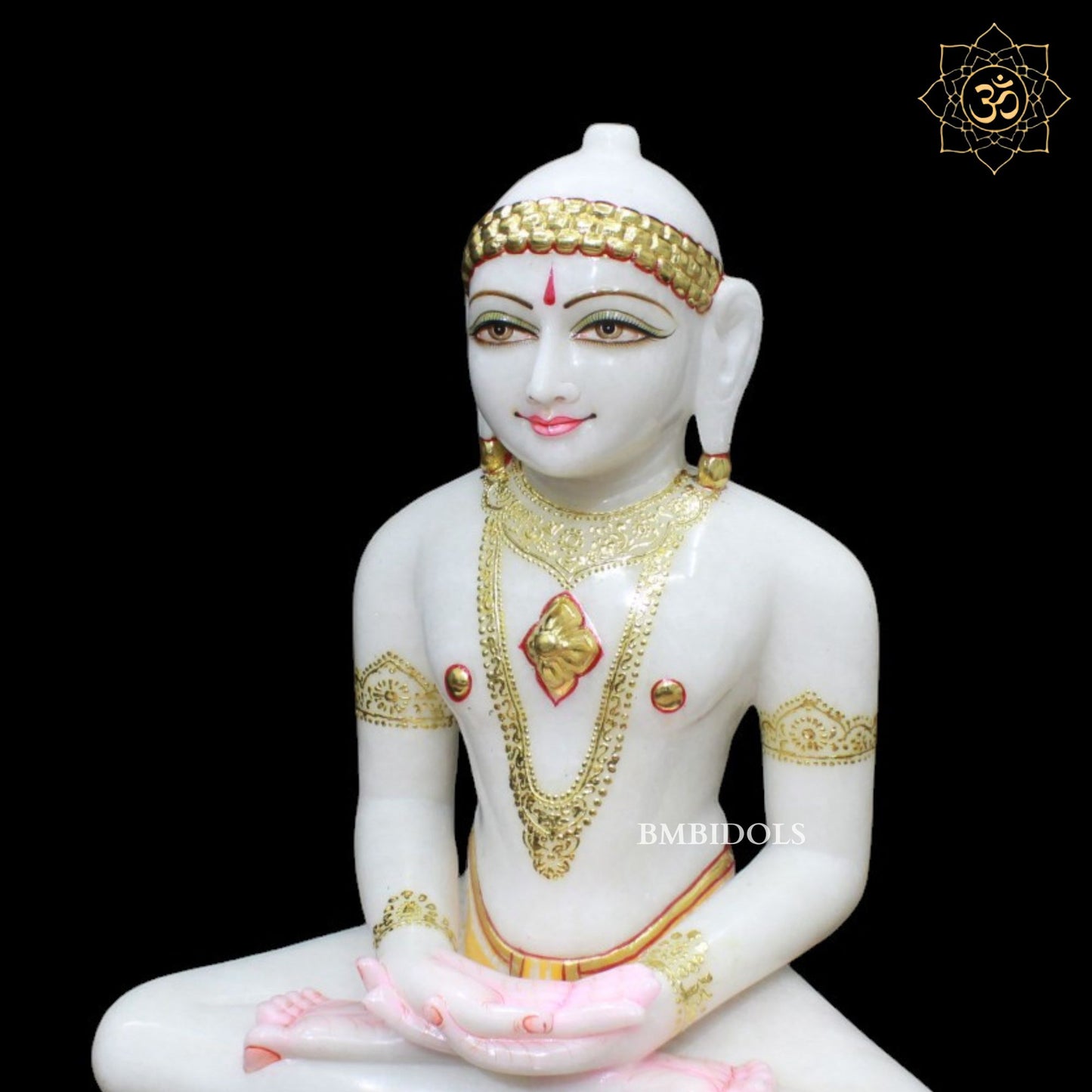 Marble Mahaveer Swami Murti for Homes and Temples in Makrana Marble