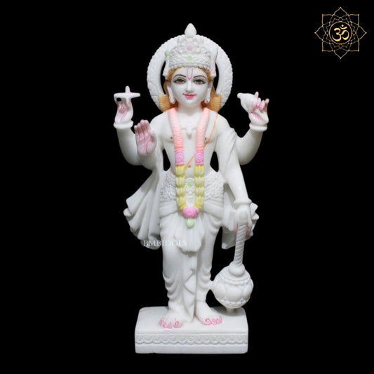 Lakshmi Narayan Marble Murti for Homes and Temples in 15inch