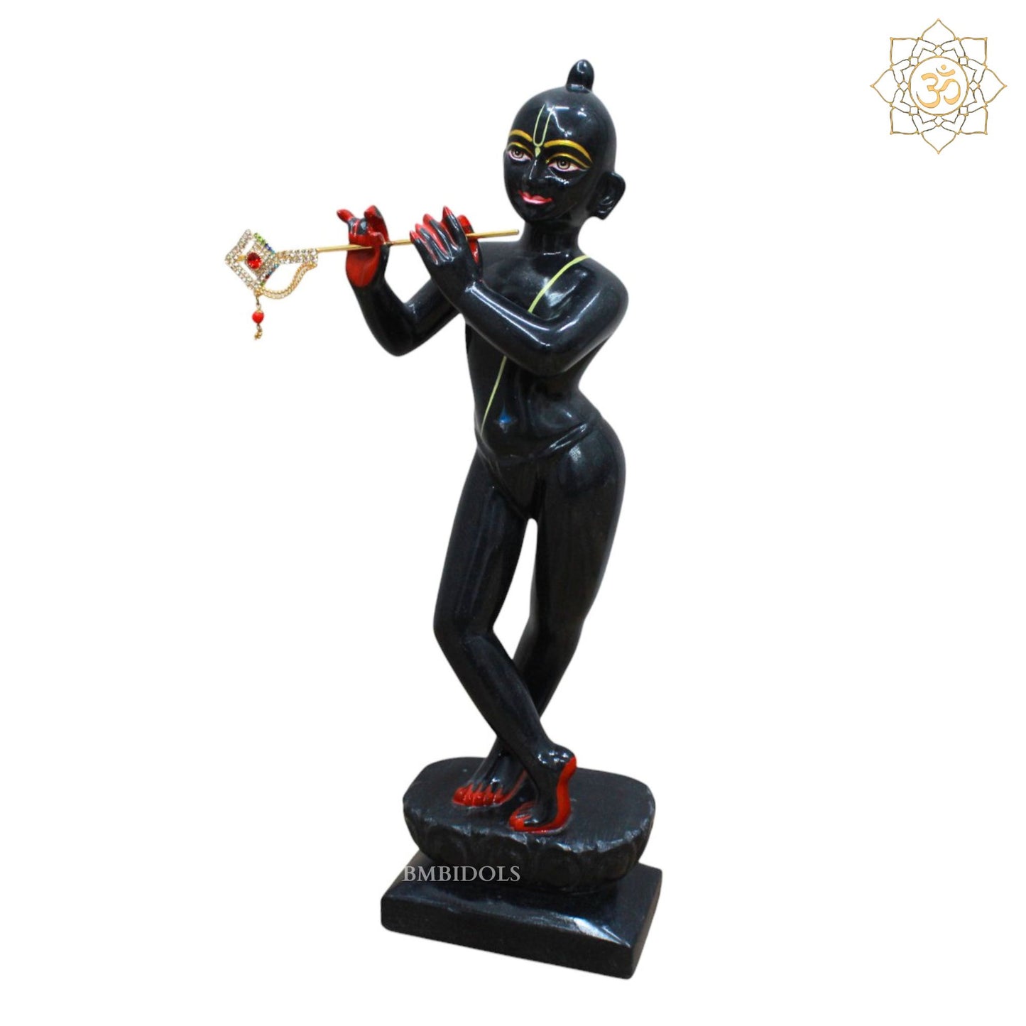 Iskcon Radha Krishna Marble Murti for Homes and Temples in 15inches