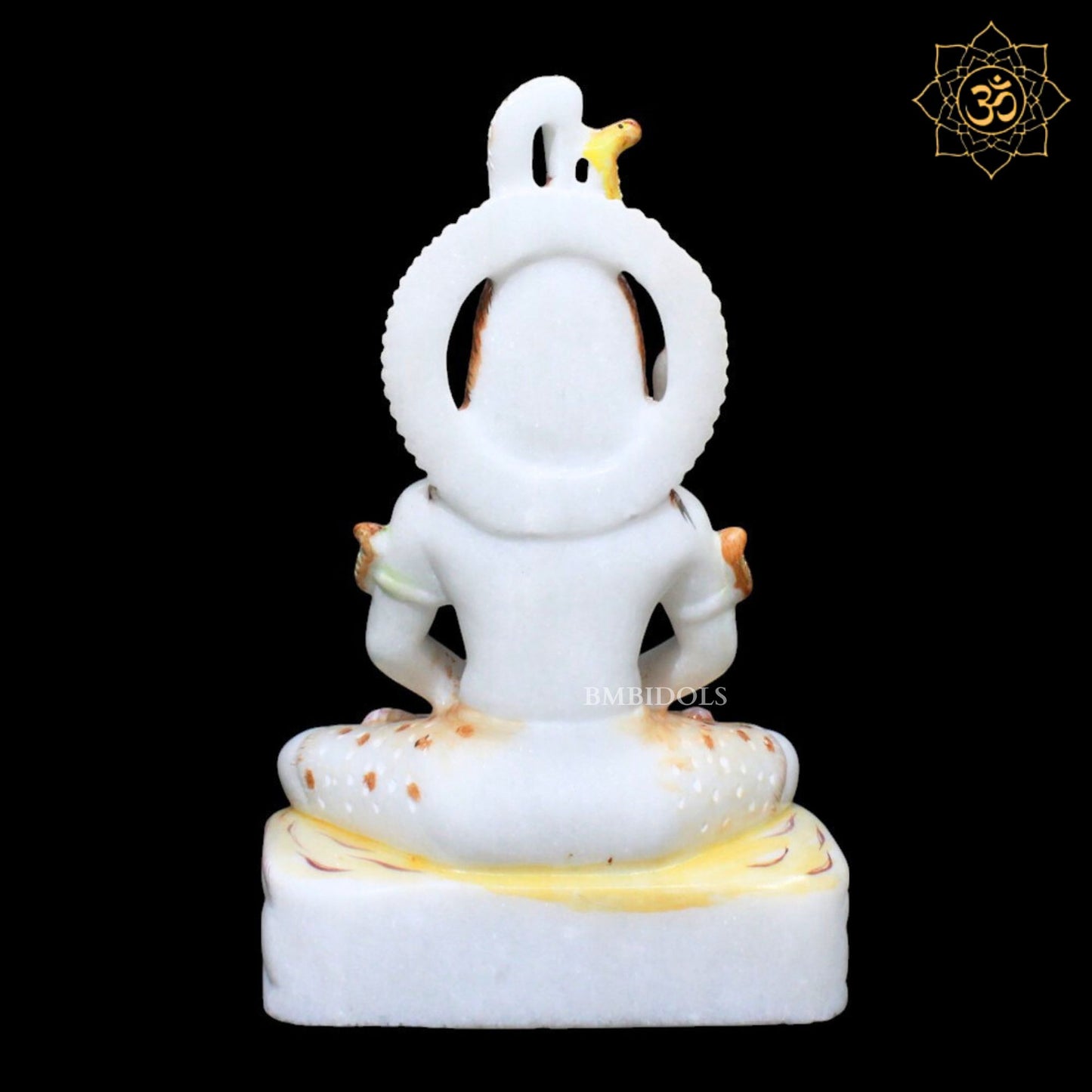 Meditation Marble Shiva Statue for Homes and Temples in 1feet