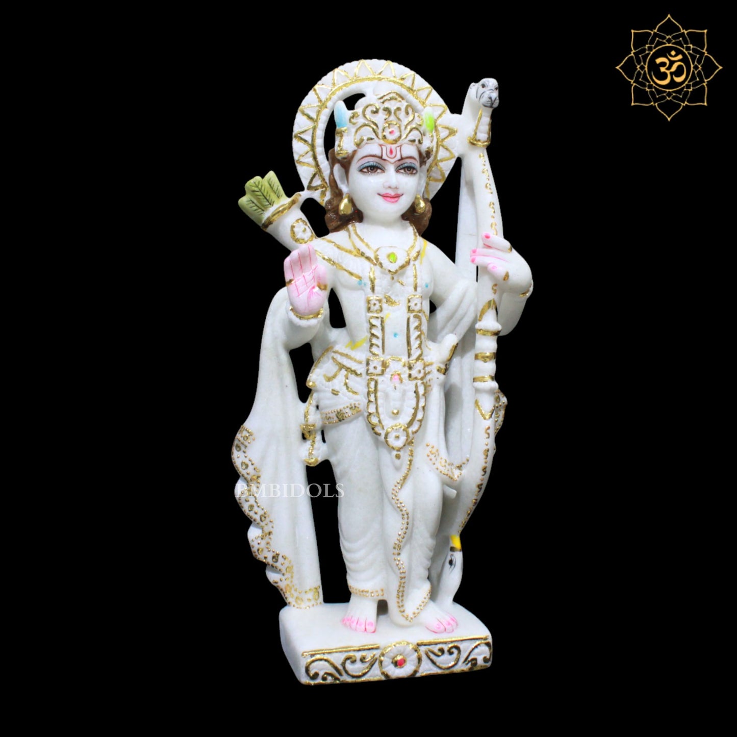 Ram Darbar Marble Murti for Homes and Temples in 18inches
