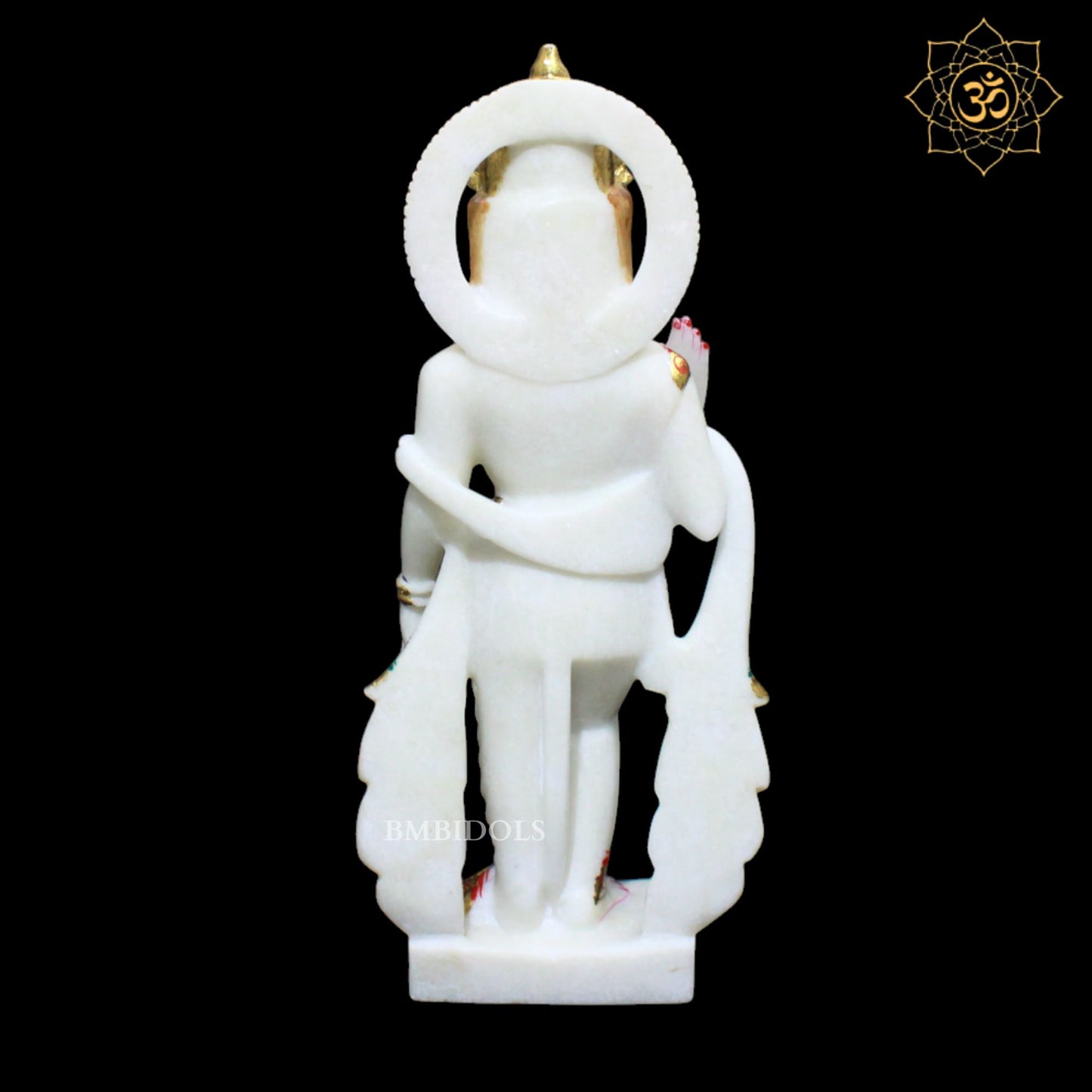18inches Marble Radha Krishna Statue for Homes and Temples in Double Palla