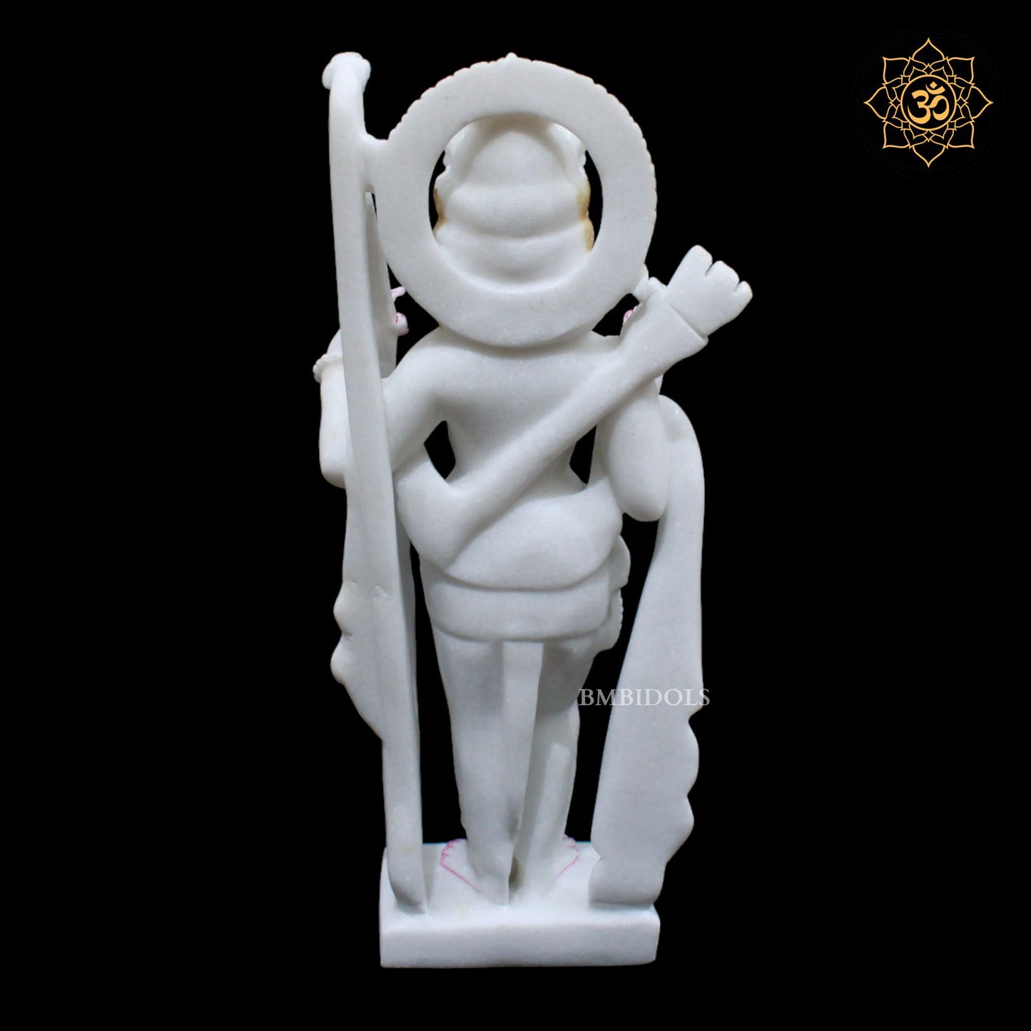 18inch Marble Ram Darbar Statue in Makrana Marble for Homes and Temples
