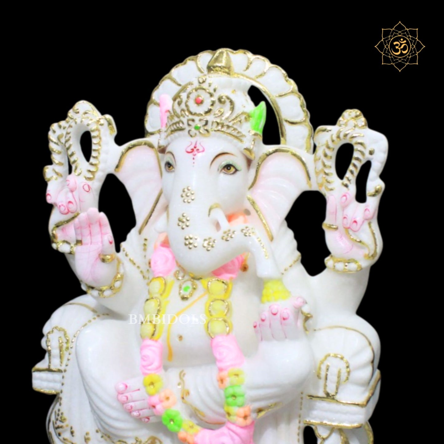 15inch Ganpati Bhagwan Marble Murti