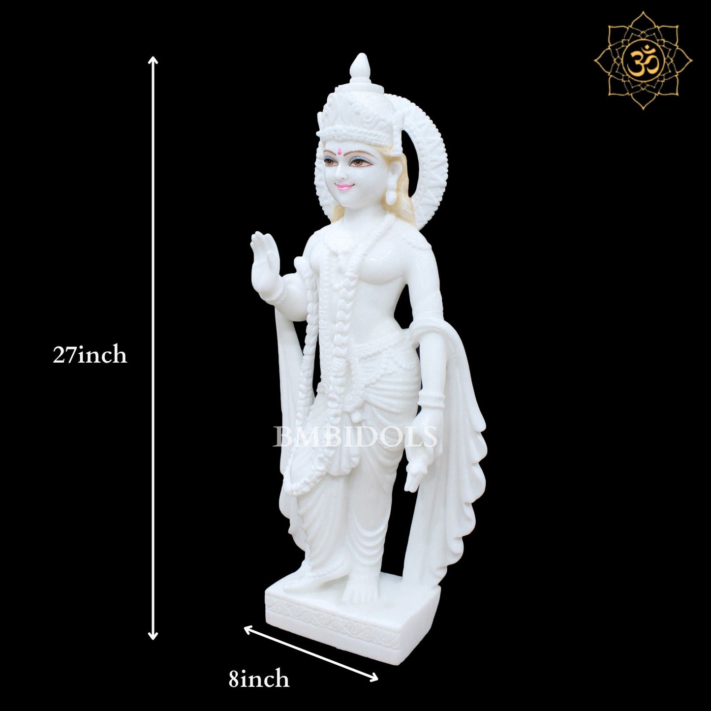 Big Radha Krishna Marble Murti made in Makrana Marble