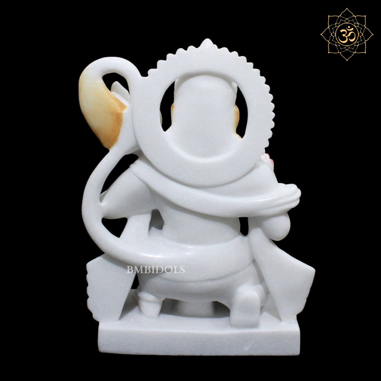 Ashirwad Hanuman Marble Murti for Homes and Temples in 9inches