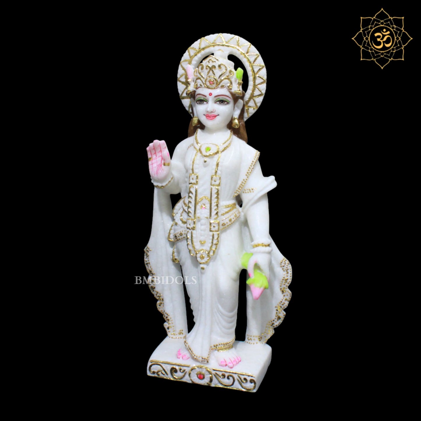 Ram Darbar Marble Murti for Homes and Temples in 18inches