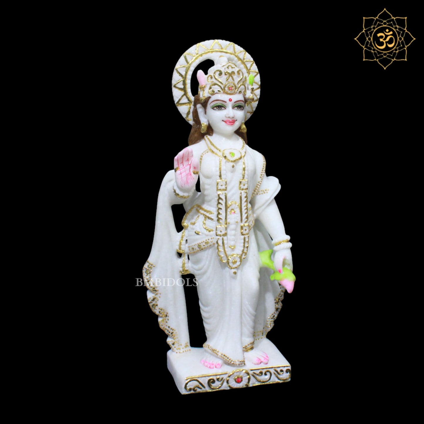 Ram Darbar Marble Murti for Homes and Temples in 18inches
