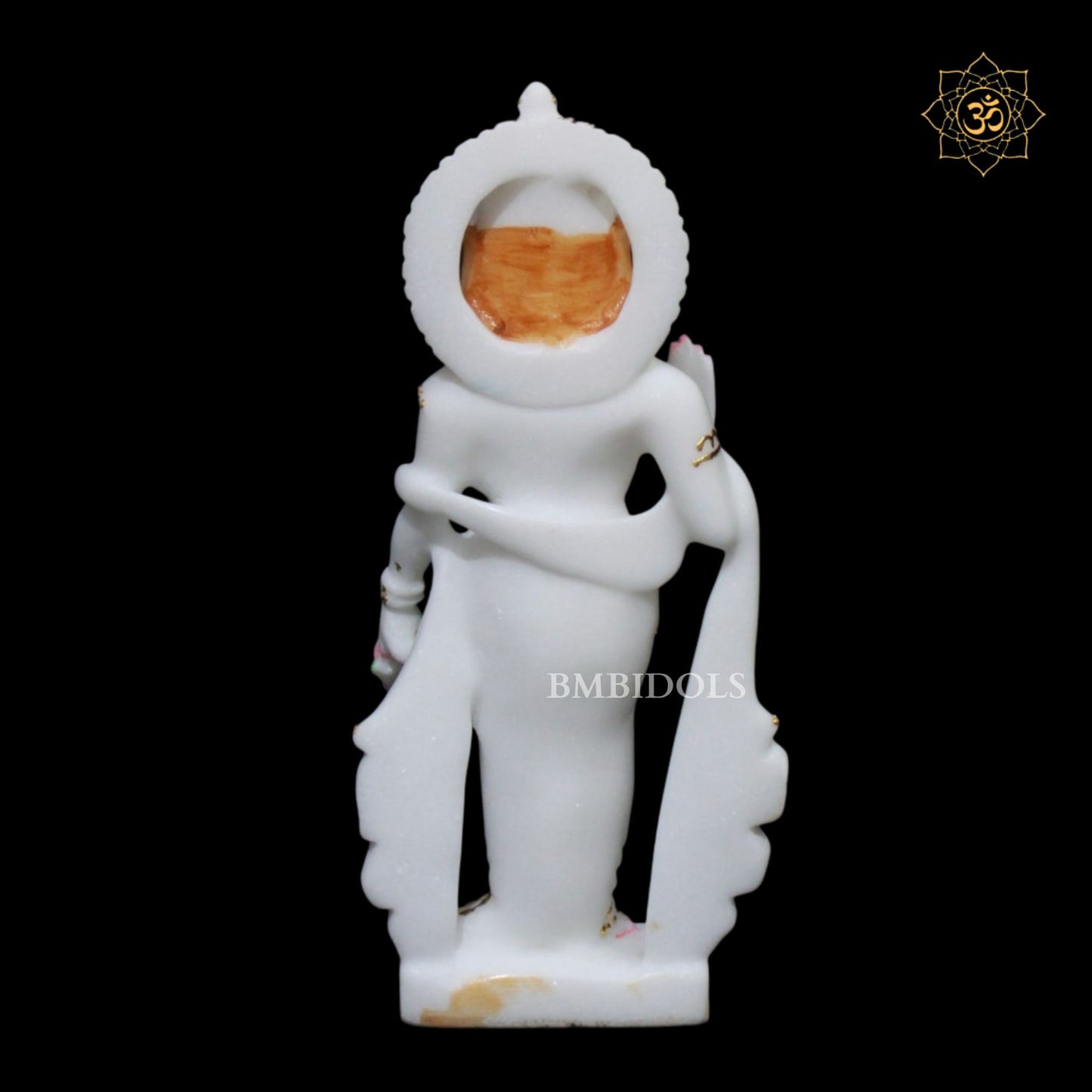 Radha Krishna Marble Idol for Ghar Mandirs in 9inches