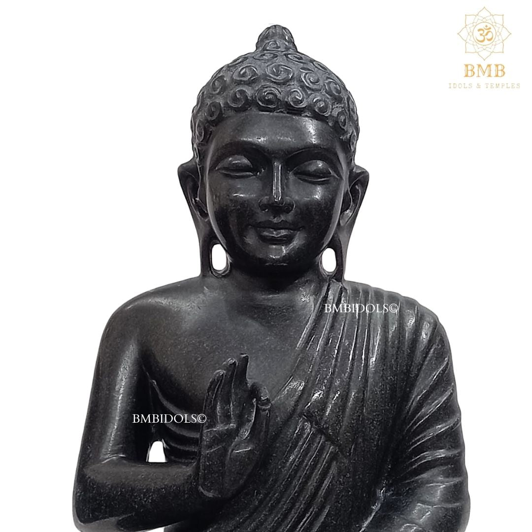 Black Buddha Statue