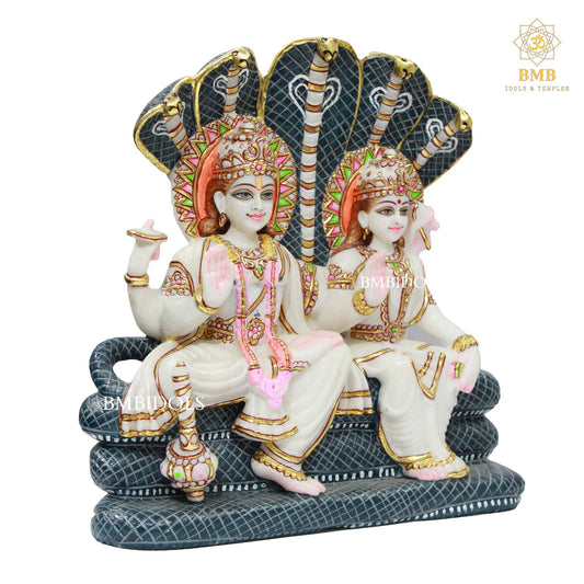 Lakshmi Narayan Marble Statue