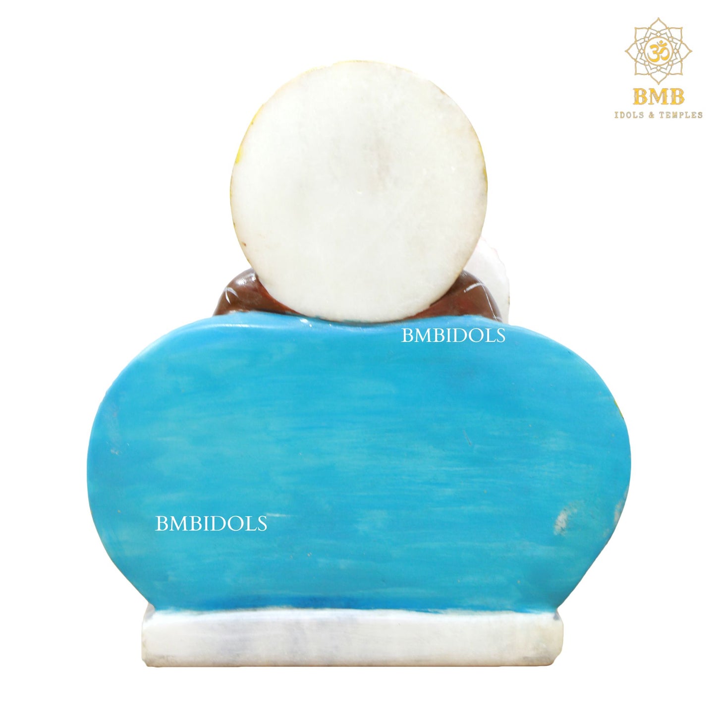 Marble Guru Nanak Murti in Full Coloured Dress in 9inches
