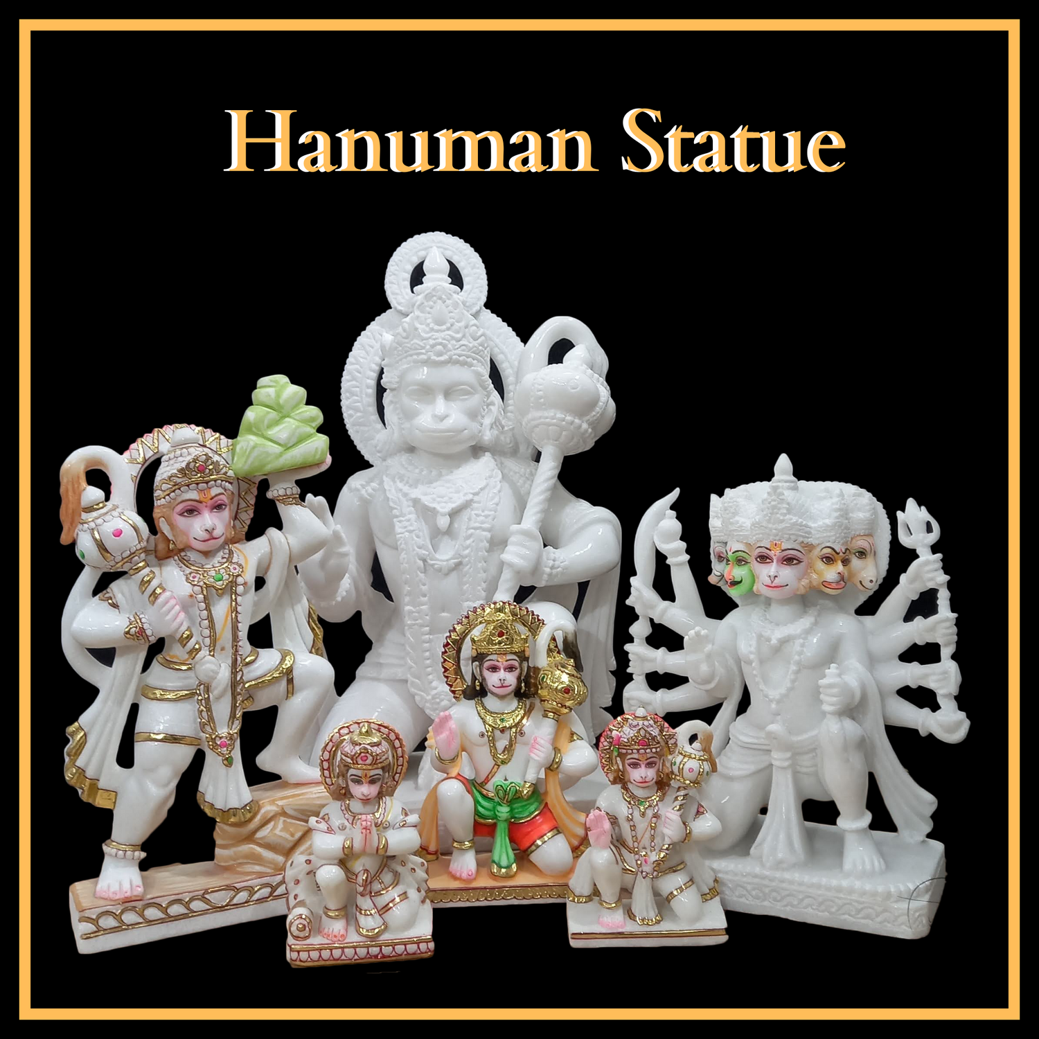 Marble Hanuman Statues 