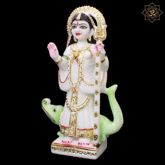 Marble Khodiyar Maa Murti for Homes and Temples in 1feet