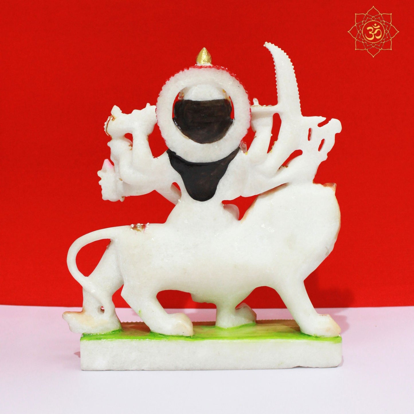 Small Durga maa Marble Murti for Homes and Temples in 9inches