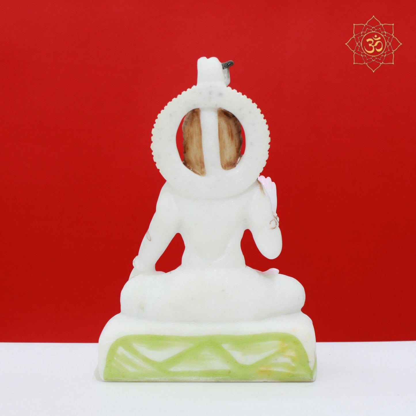 Lord Shiva and Parvati Marble Statue in 9inches for Home Temples