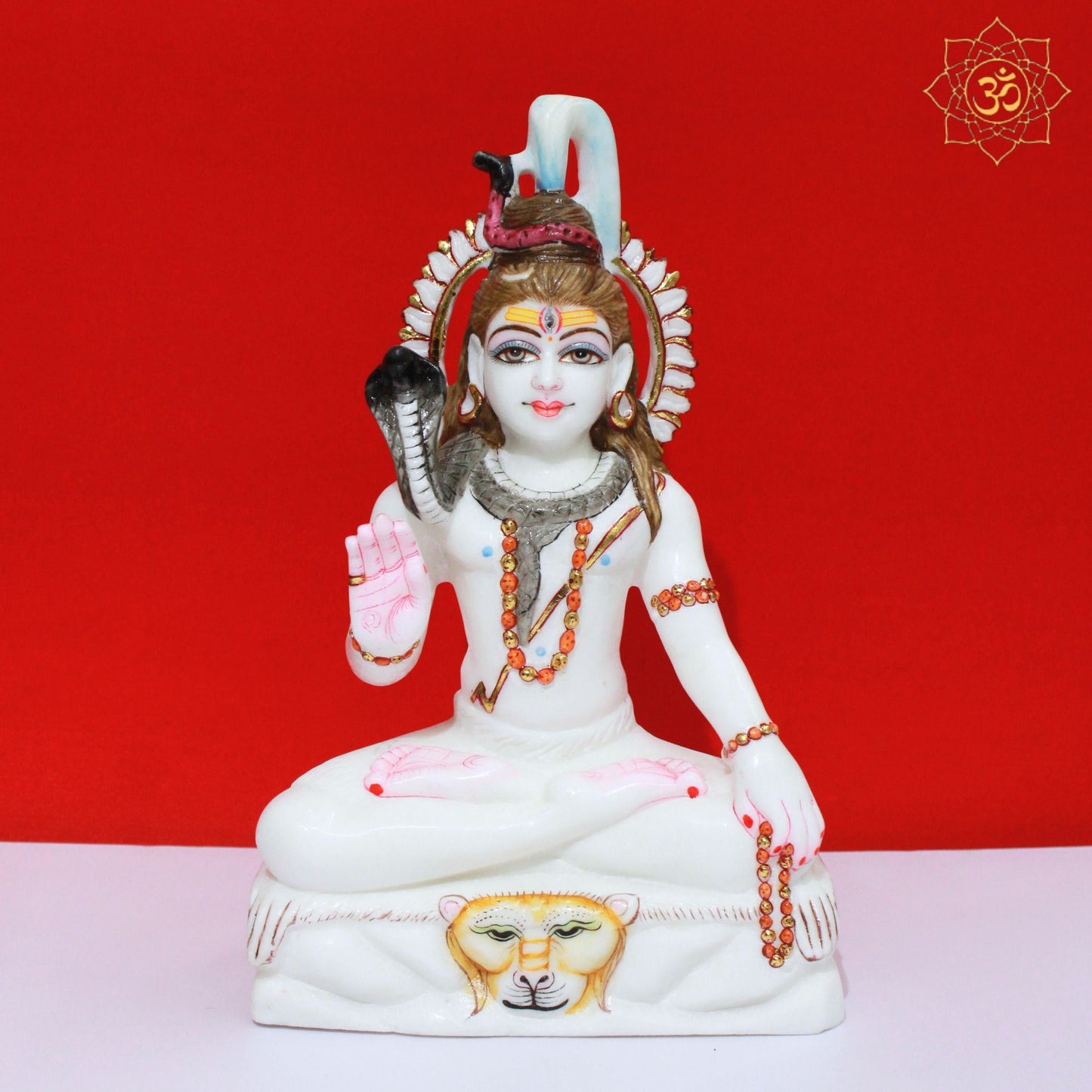 Ashirwad Marble Shiva Murti for Homes and Temples in 1feet