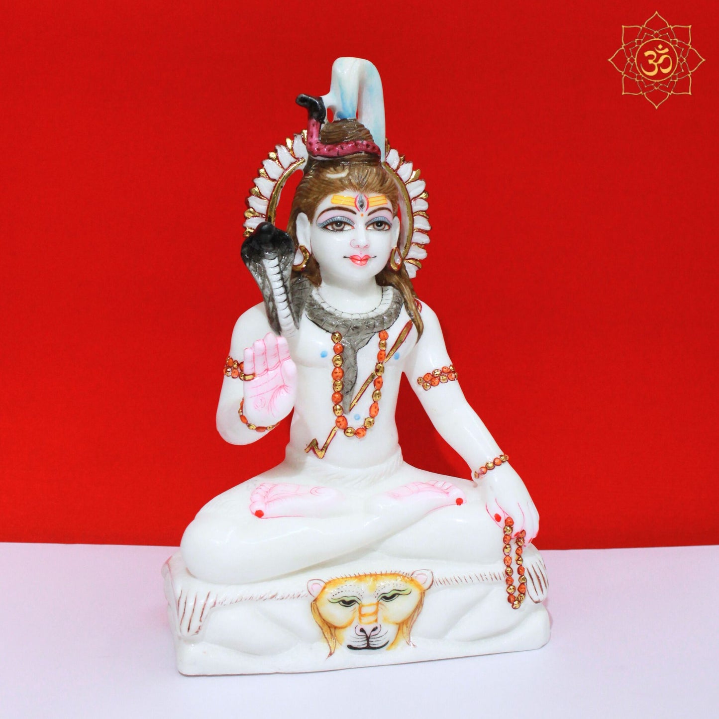 Ashirwad Marble Shiva Murti for Homes and Temples in 1feet