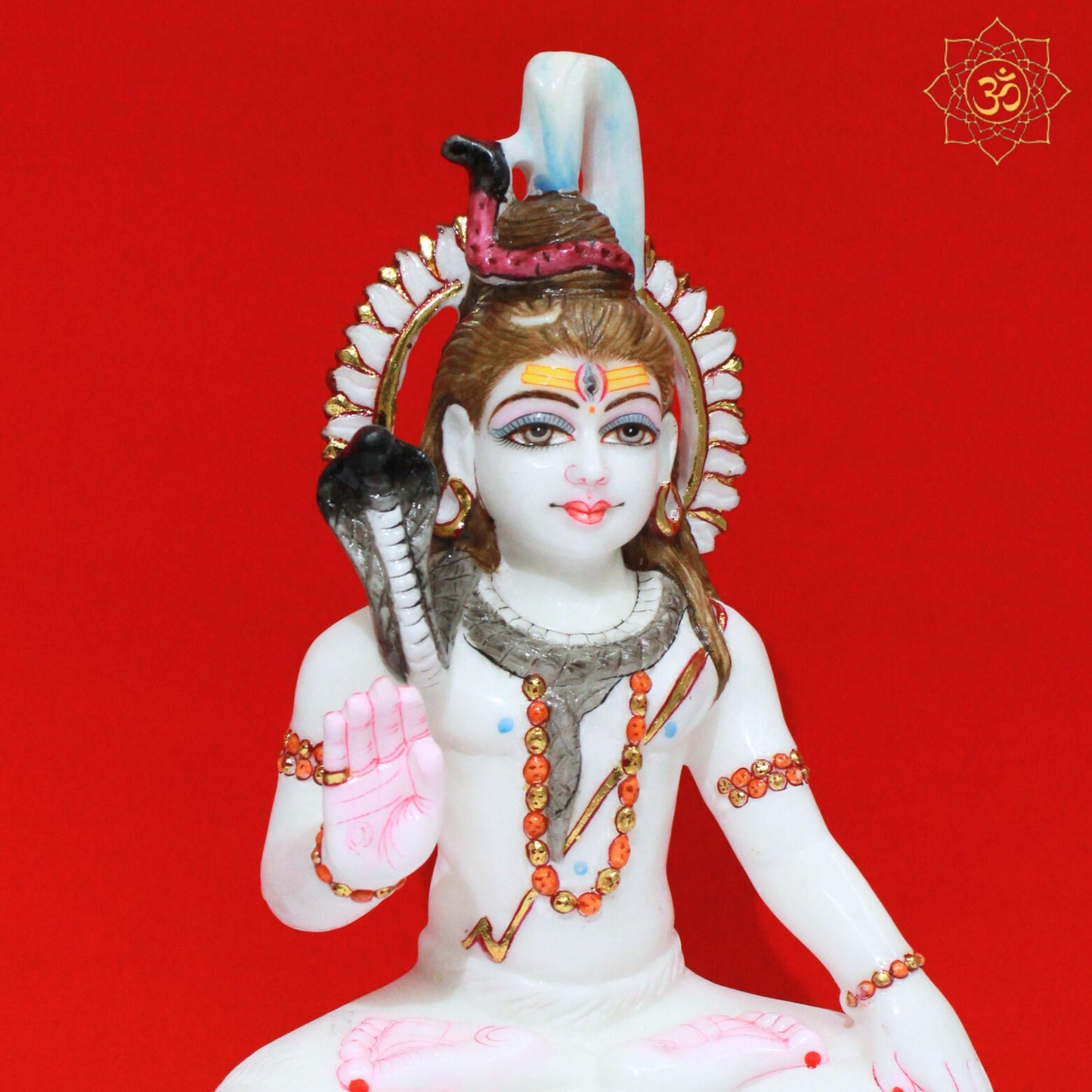 Ashirwad Marble Shiva Murti for Homes and Temples in 1feet