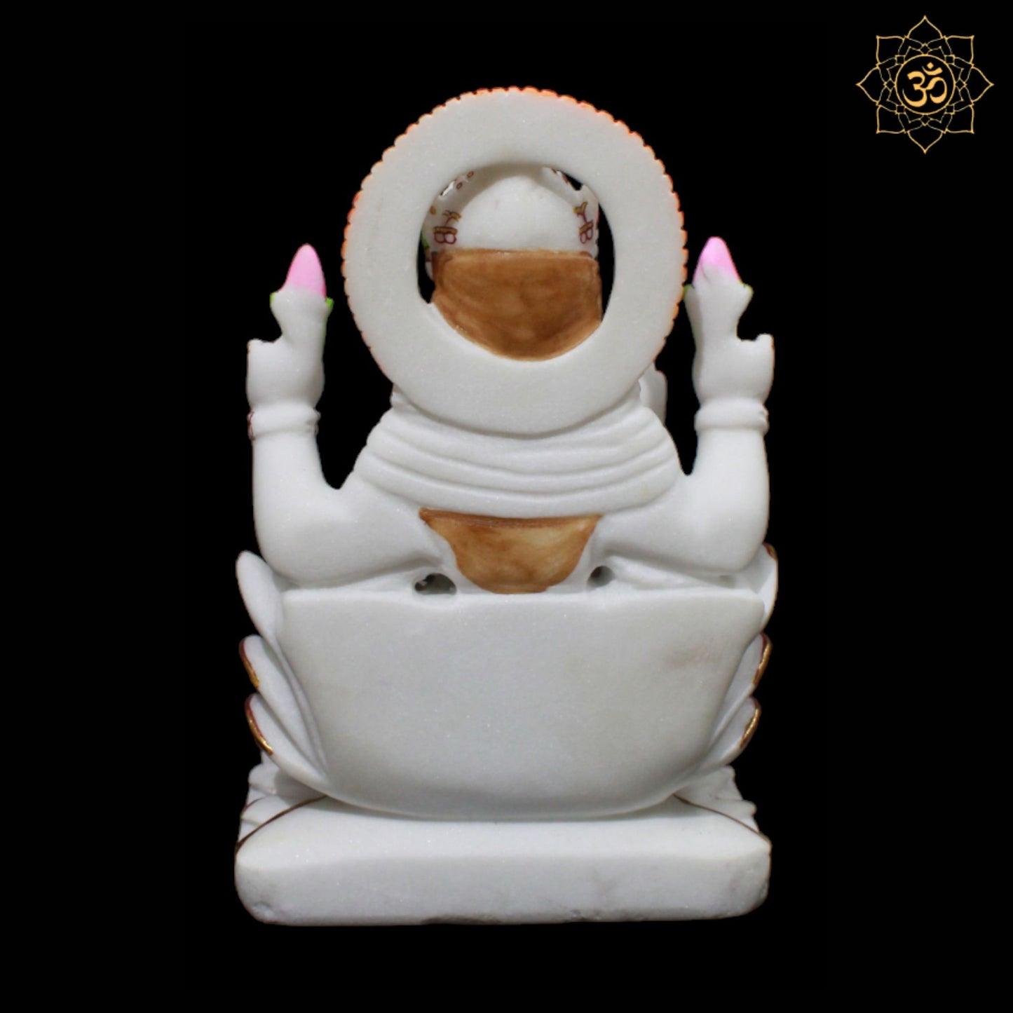 Marble Ganesh Laxmi Murti in 1feet for Homes and Temples