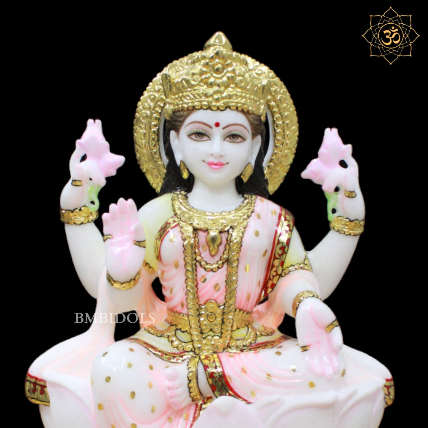 Best Carved Lakshmi Maa Marble Murti for Homes and Temples in Makrana Marble