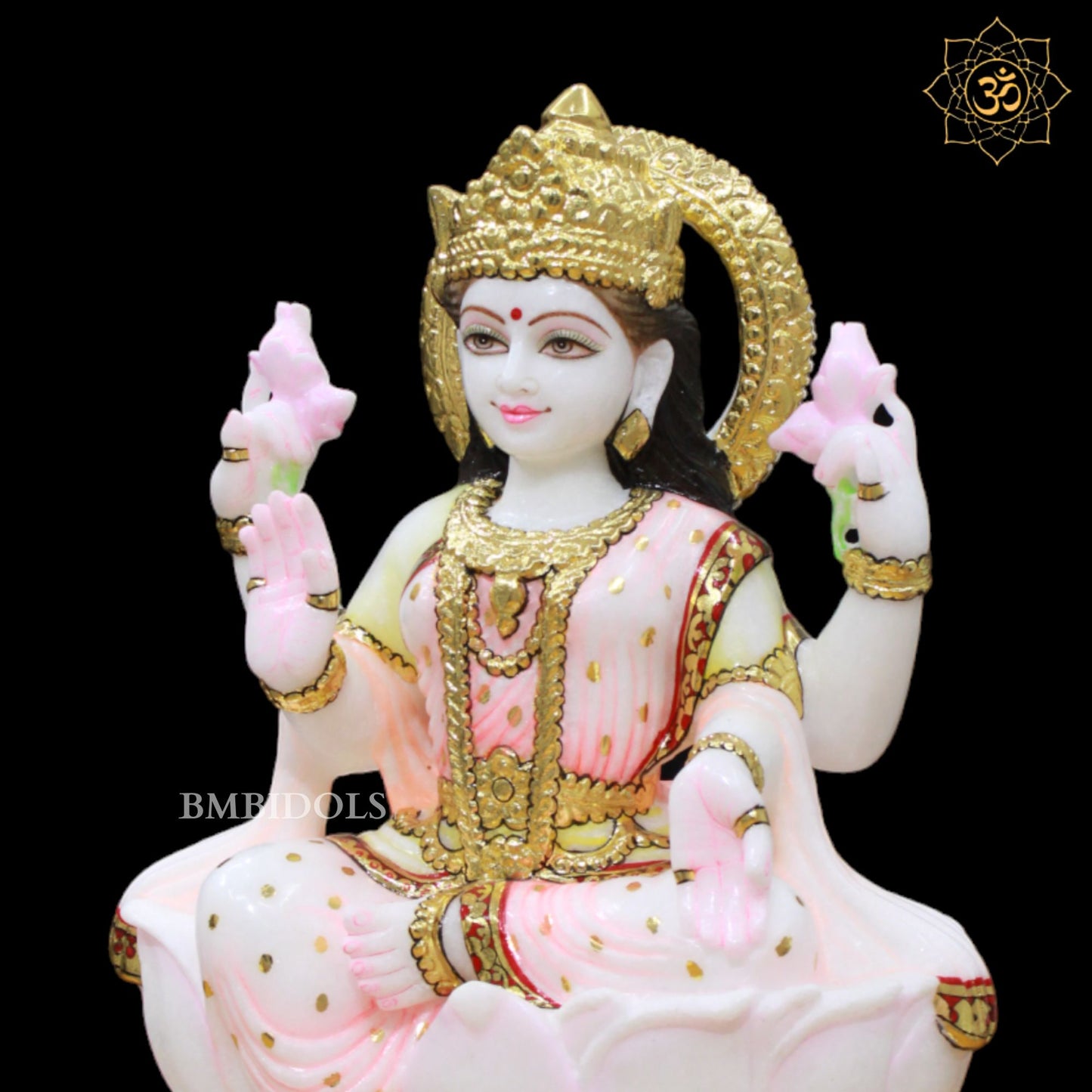 Best Carved Lakshmi Maa Marble Murti for Homes and Temples in Makrana Marble