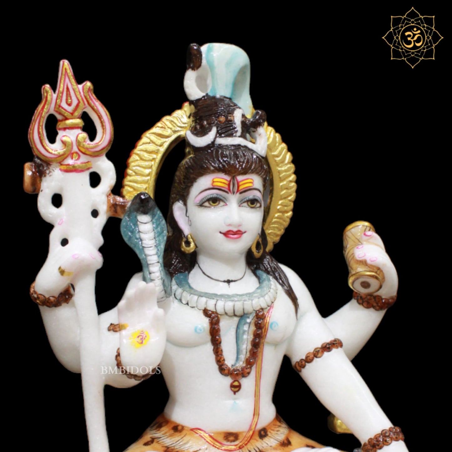 Marble Shiva Murti made in 12inches in Four Hands