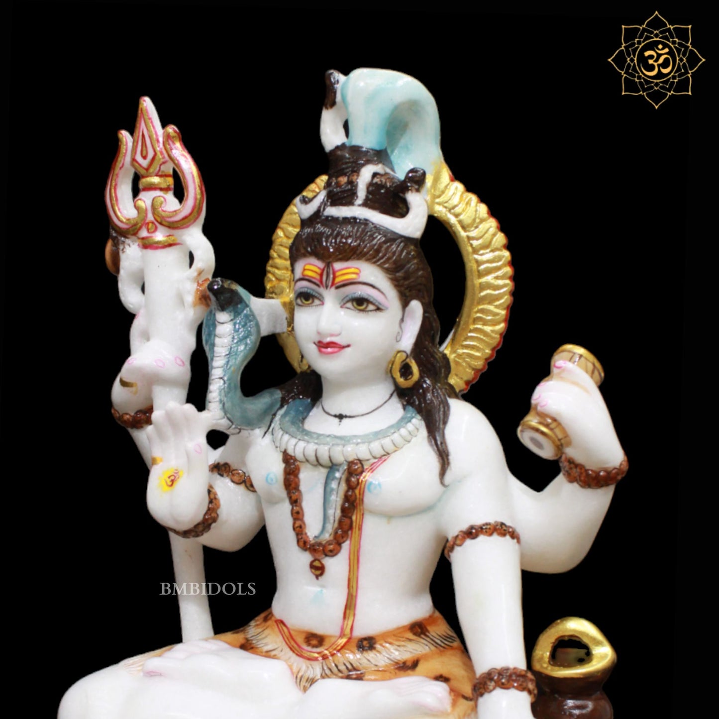 Marble Shiva Murti made in 12inches in Four Hands