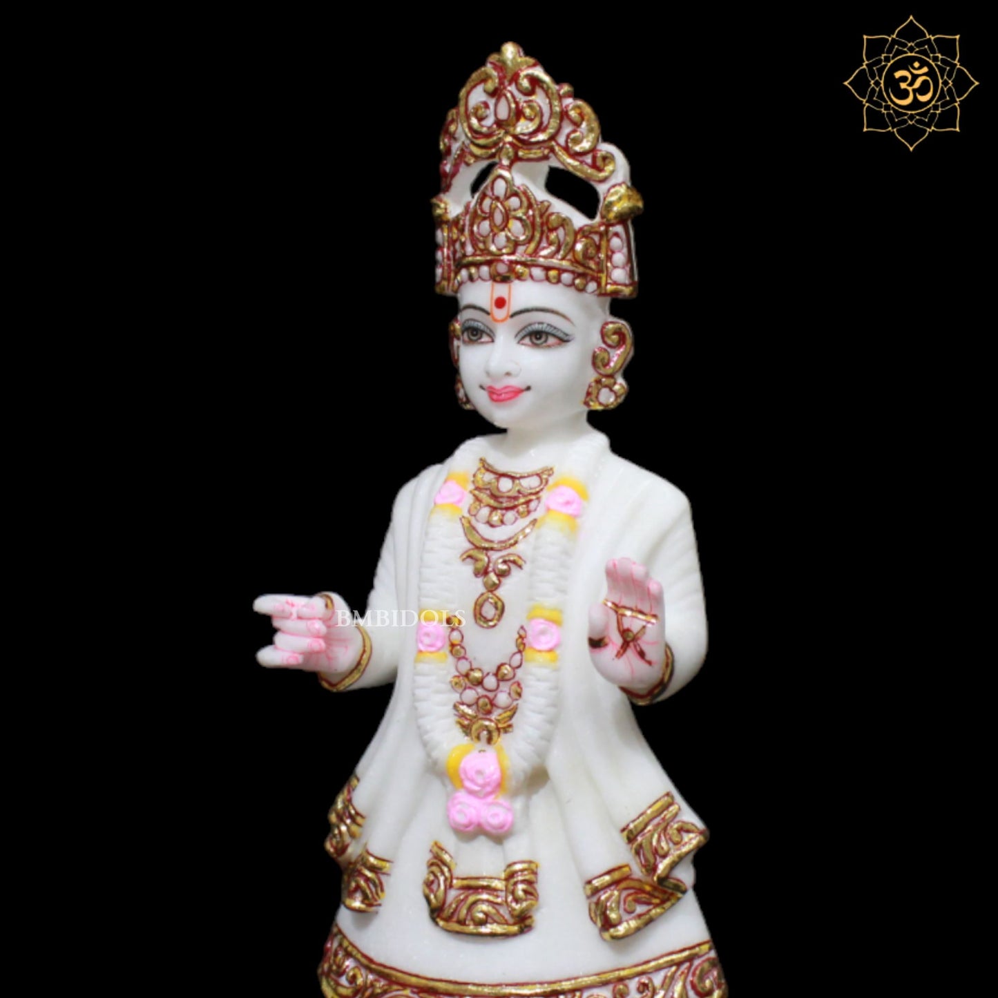 Swami Narayan Marble Murti for Homes and Temples