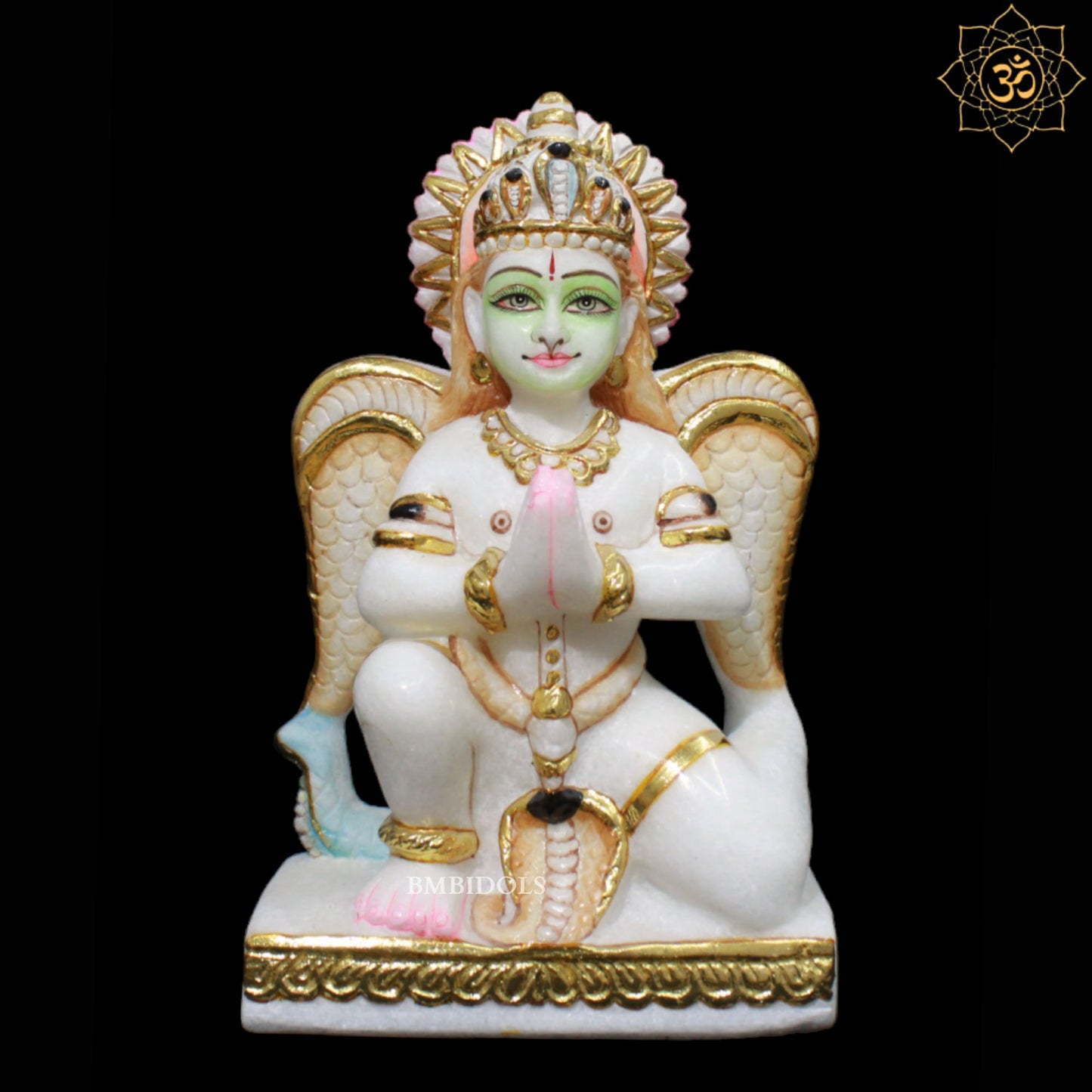 Marble Garud Bhagwan Murti for Homes and Temples in Makrana Marble