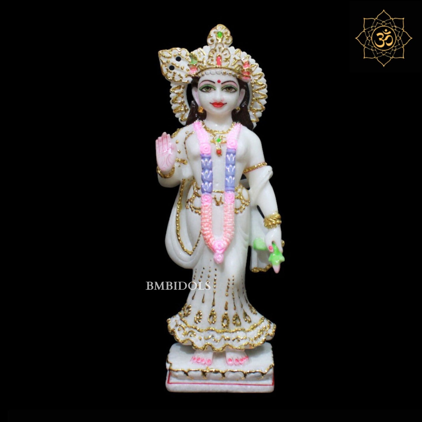 1feet Radha Krishna Marble Murti in Makrana Marble for Homes