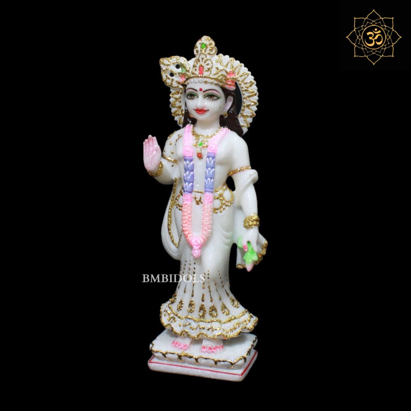 1feet Radha Krishna Marble Murti in Makrana Marble for Homes