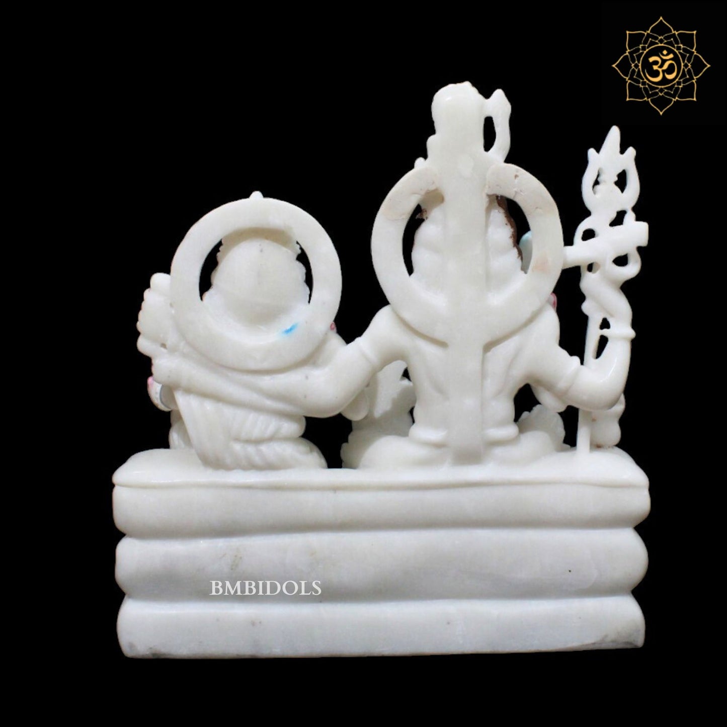 Shiv Parivar Marble Murti for Homes and Temples in 12inches