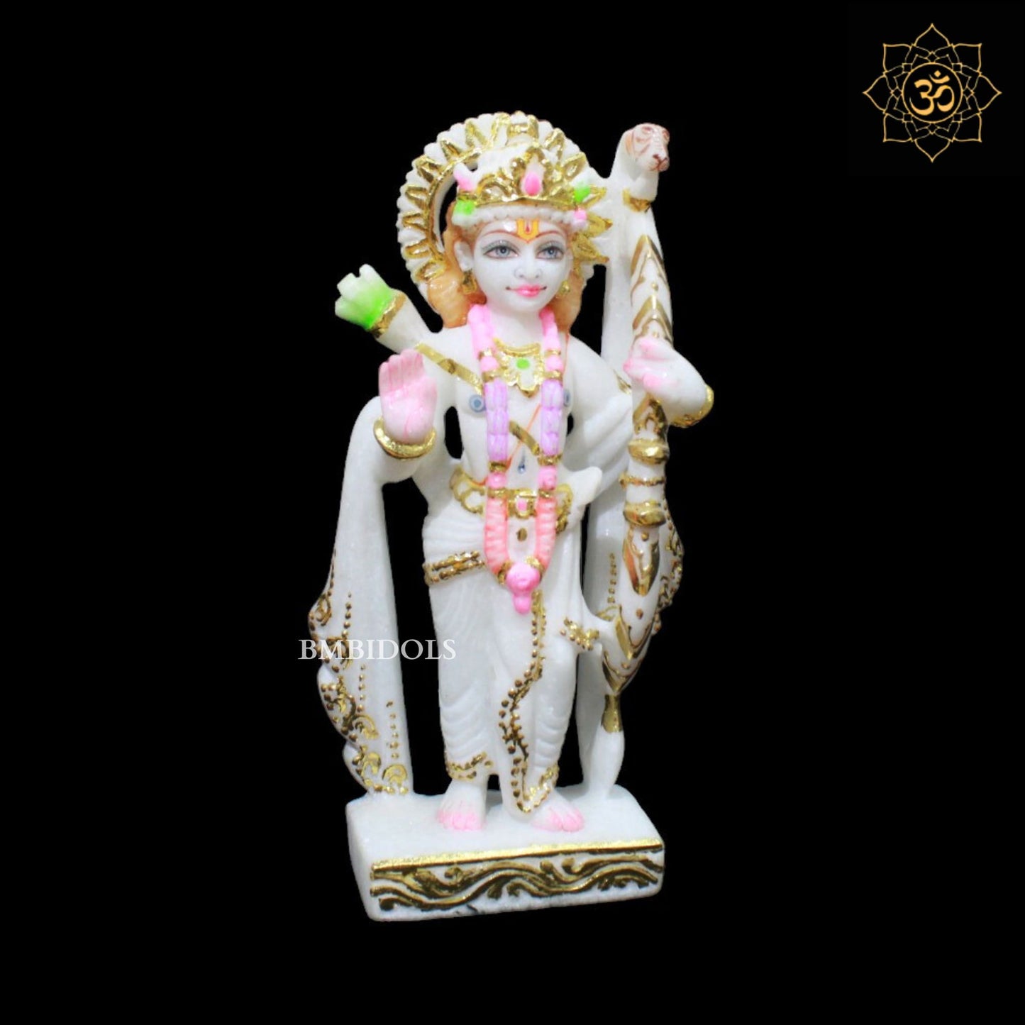 Ram Darbar Marble Murti in Small Size 9inches for Home Mandirs