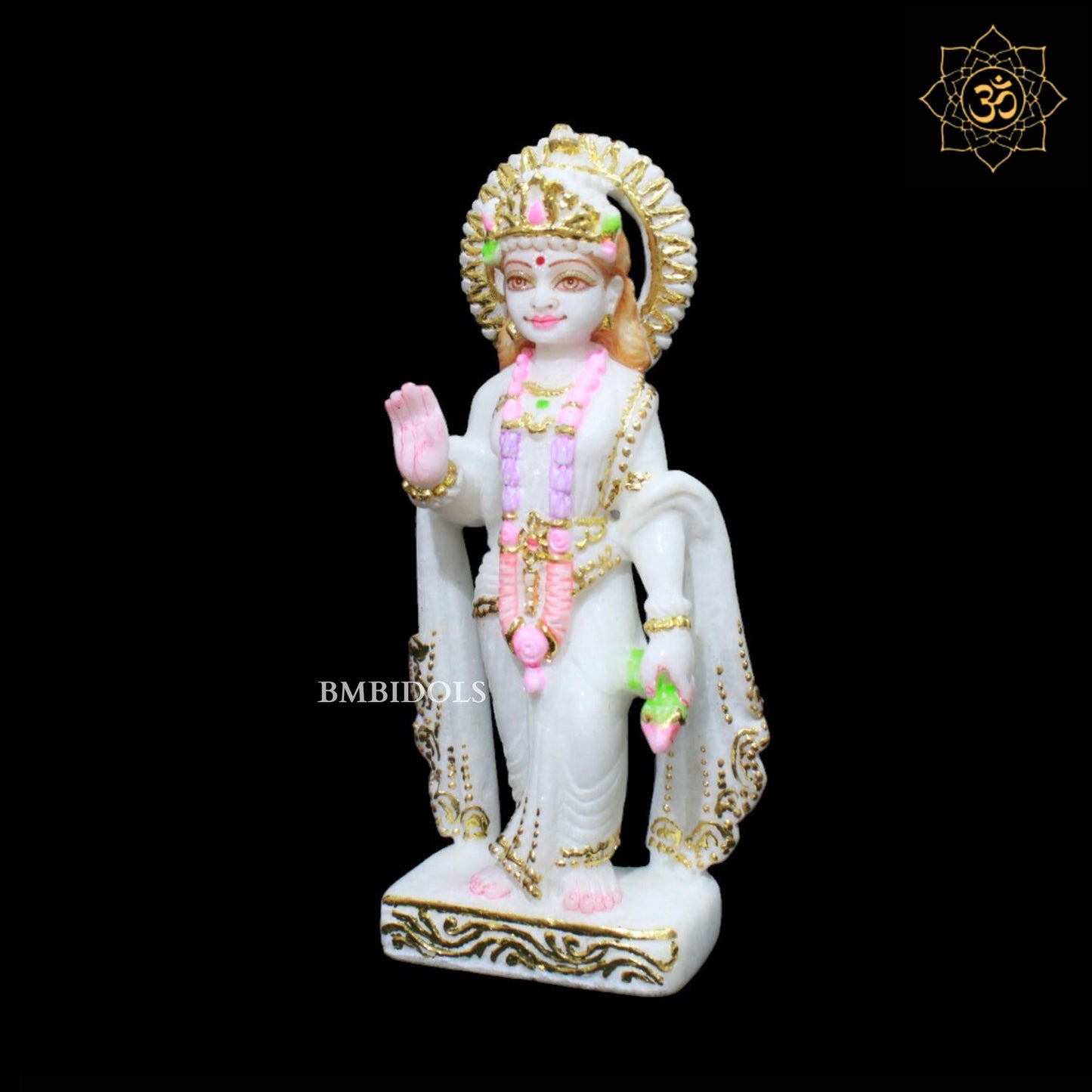 Ram Darbar Marble Murti in Small Size 9inches for Home Mandirs