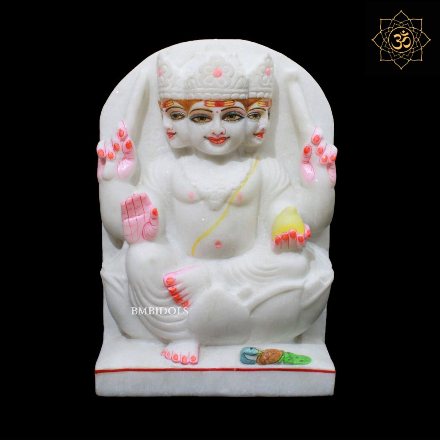 Marble Shiv Parivar, Ganesh, Kartikeya, Parvati for Homes and Temples