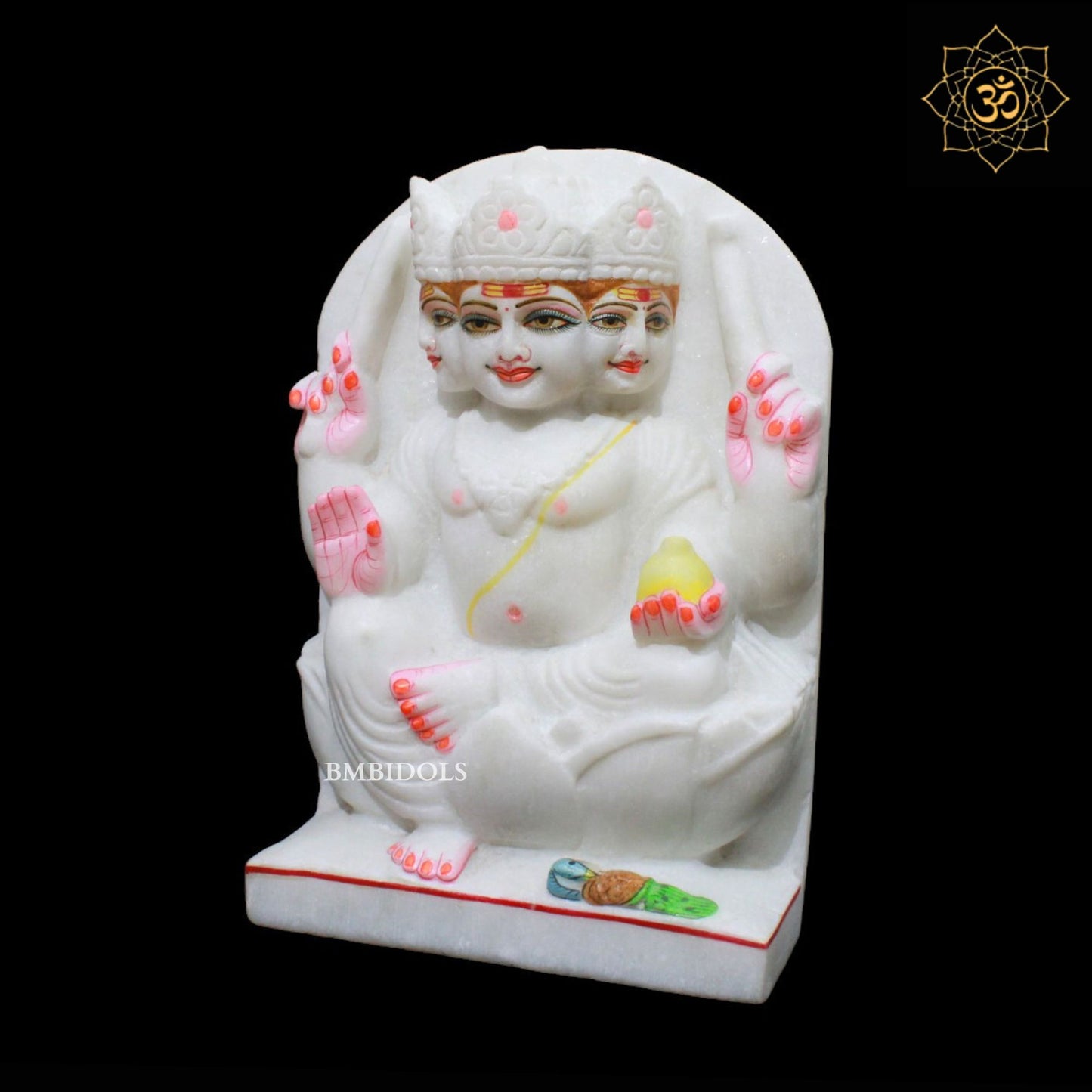 Marble Shiv Parivar, Ganesh, Kartikeya, Parvati for Homes and Temples