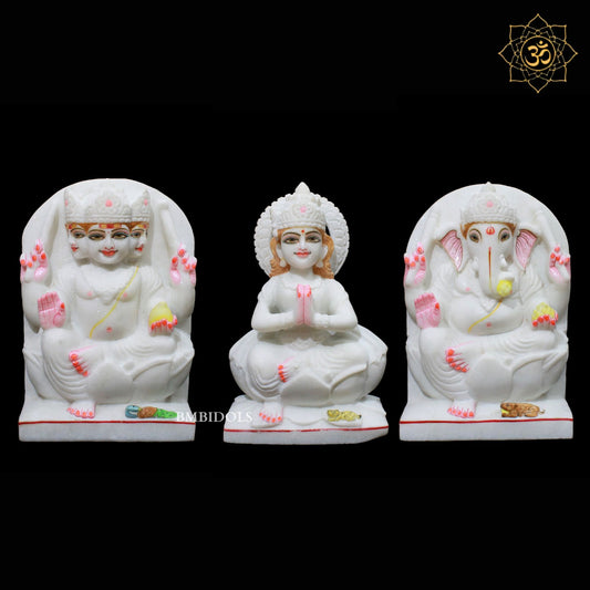 Marble Shiv Parivar, Ganesh, Kartikeya, Parvati for Homes and Temples