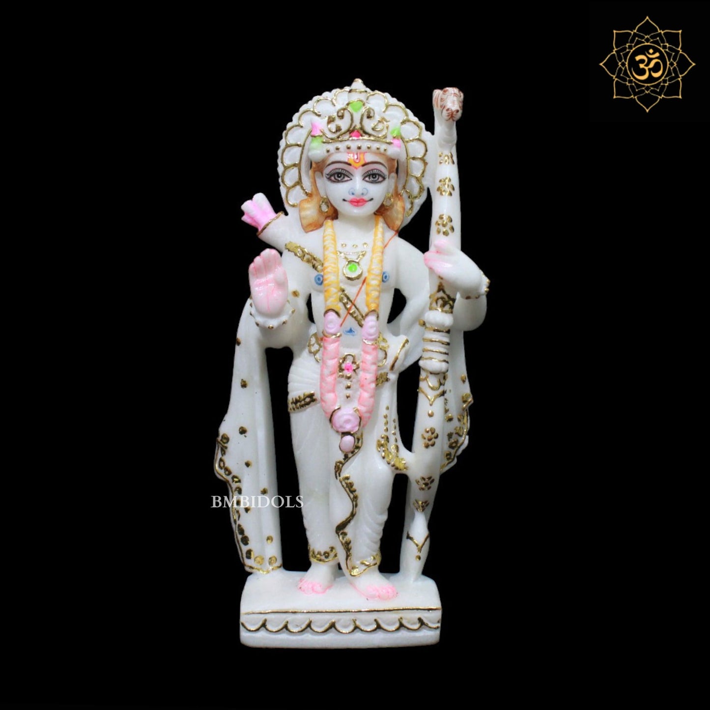 Small Ram Darbar Murti for Homes and Temples in 9inches in Makrana Marble