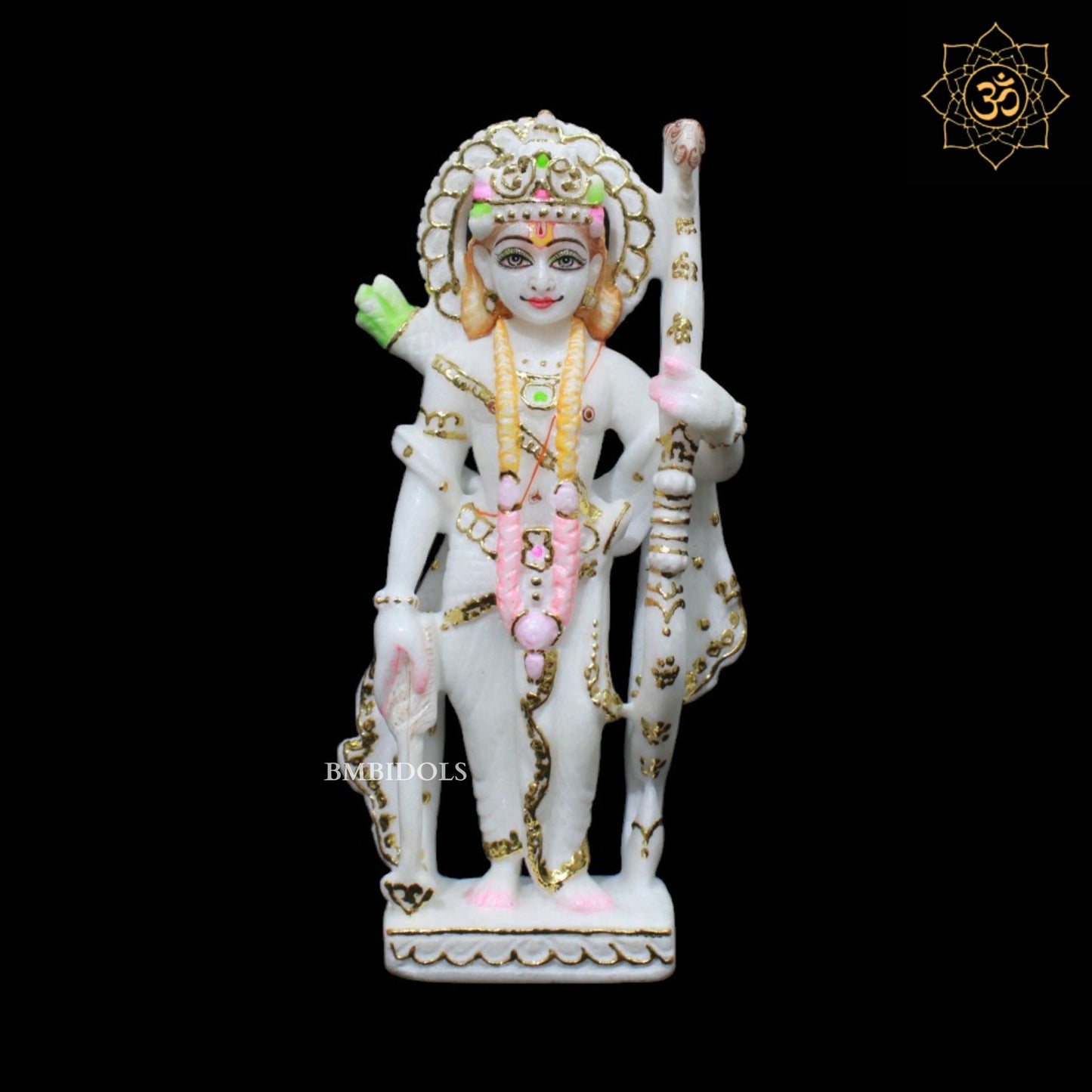 Small Ram Darbar Murti for Homes and Temples in 9inches in Makrana Marble