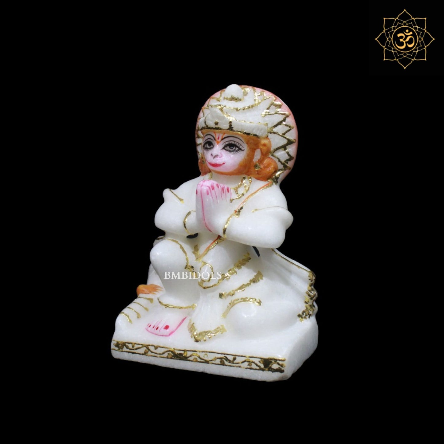 Small Ram Darbar Murti for Homes and Temples in 9inches in Makrana Marble