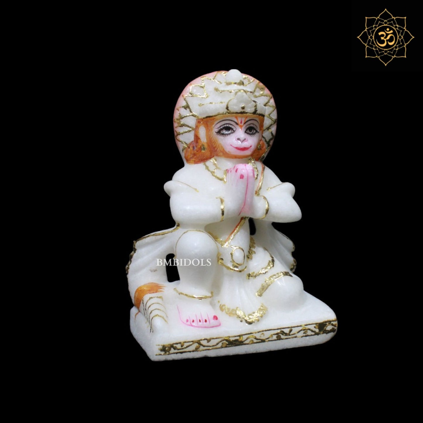 Small Ram Darbar Murti for Homes and Temples in 9inches in Makrana Marble