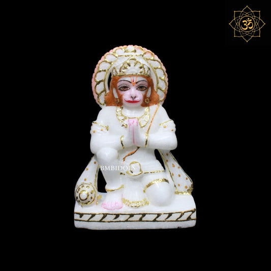 Das Hanuman Murti in Makrana Marble for Home Temples