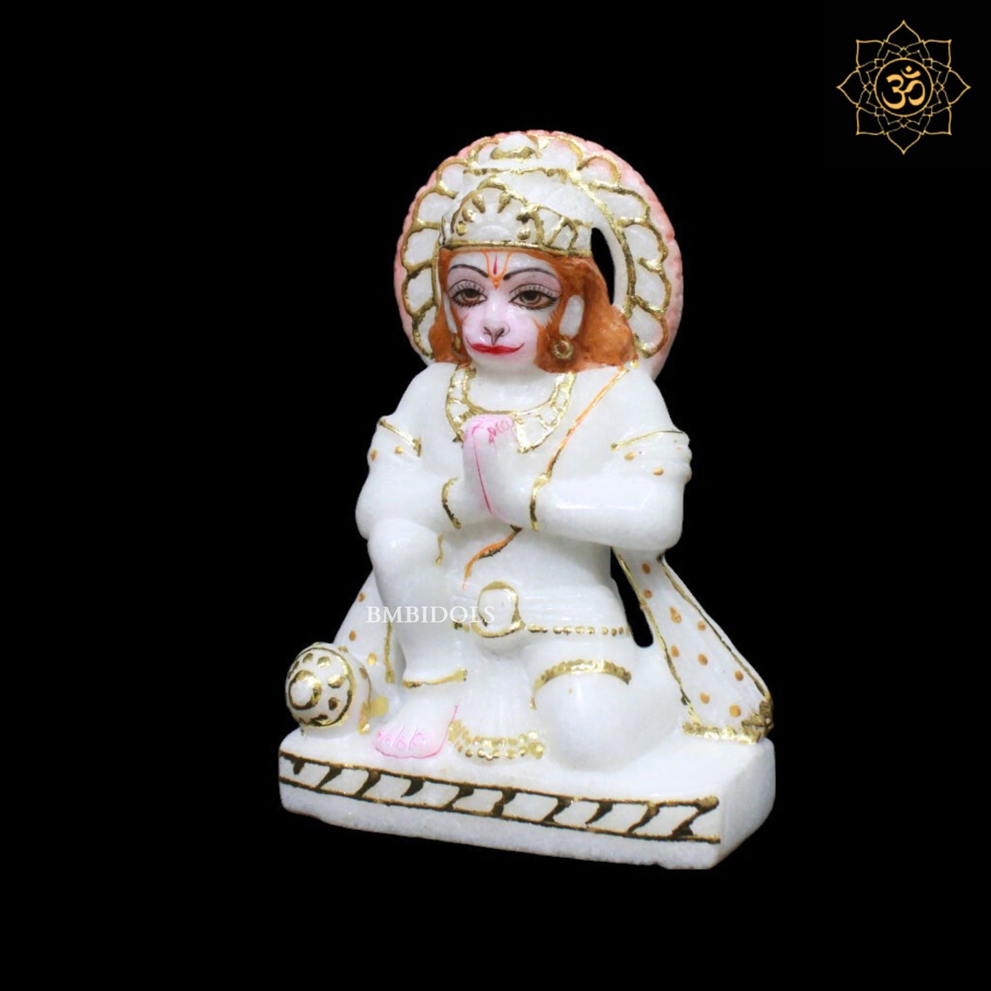 Das Hanuman Murti in Makrana Marble for Home Temples