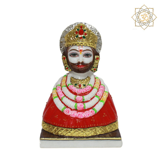 Khatu Shyam Baba Marble Murti for Homes and Temples