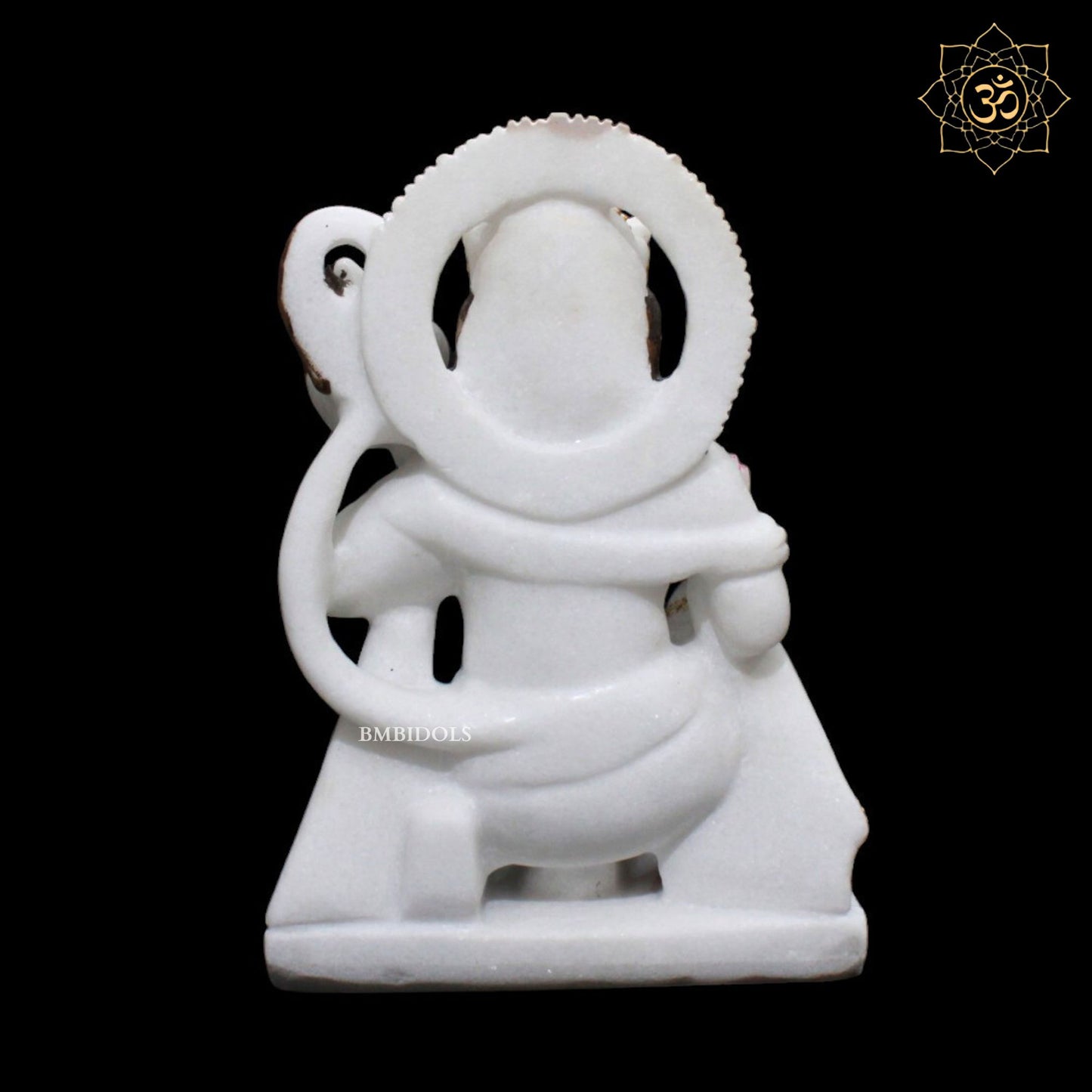 White Marble Hanuman Murti for Homes and Temples in 1feet