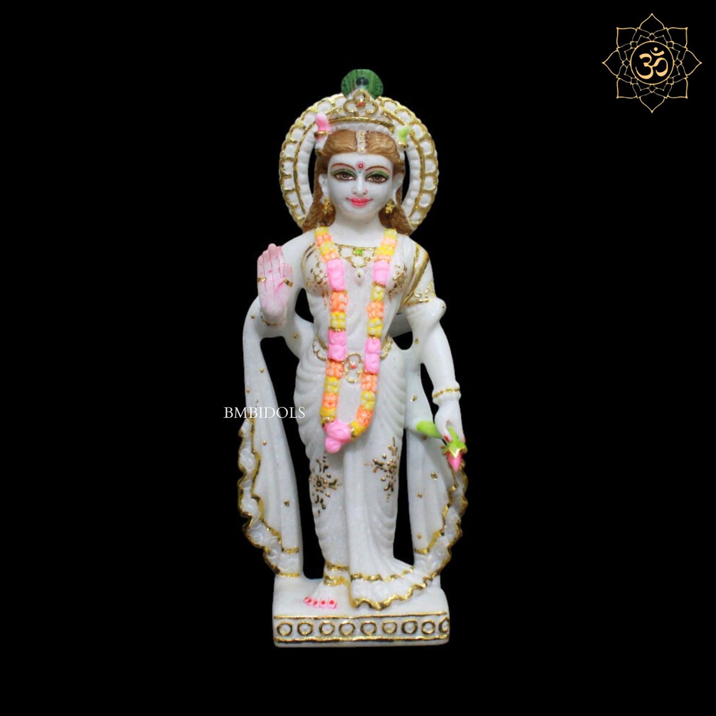 Radha Krishna Marble Murti for Homes & Temples in Makrana in 1feet