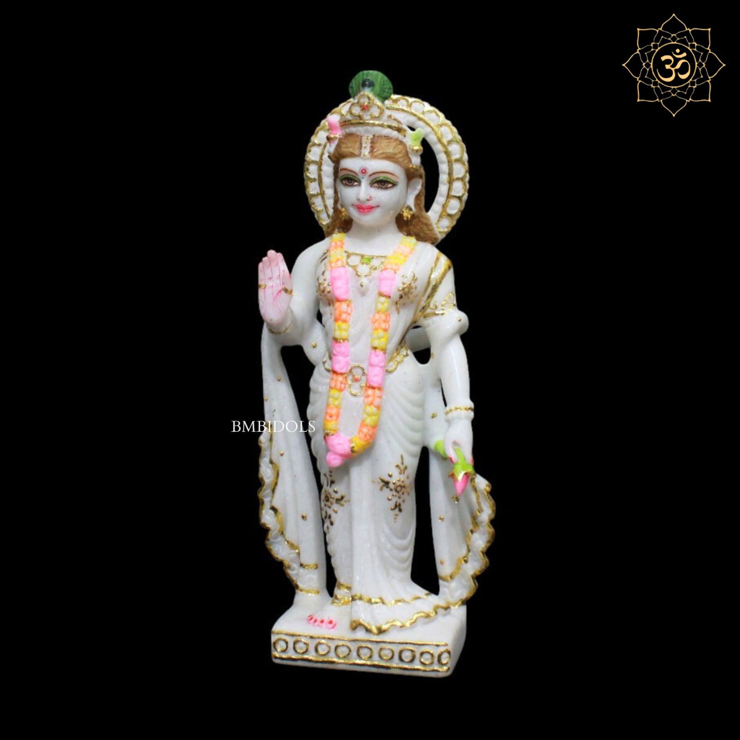 Radha Krishna Marble Murti for Homes & Temples in Makrana in 1feet